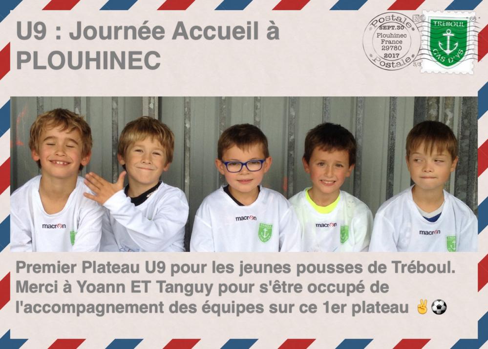 U9 journee d acceuil a plouhinec