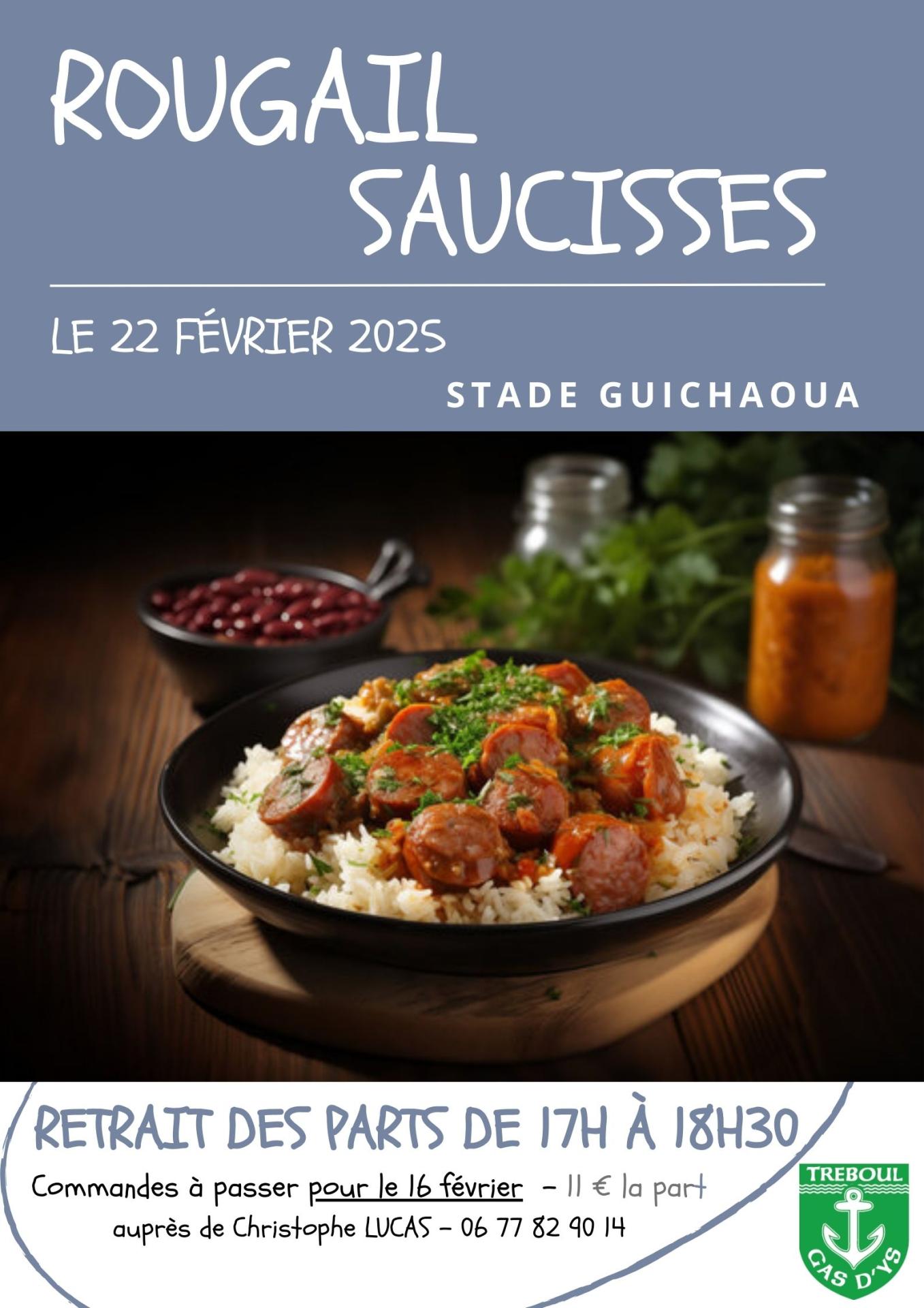 Affiche rougail saucisses 22 fevrier